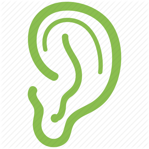 Ear, Hearing, Lisen, Sound Icon