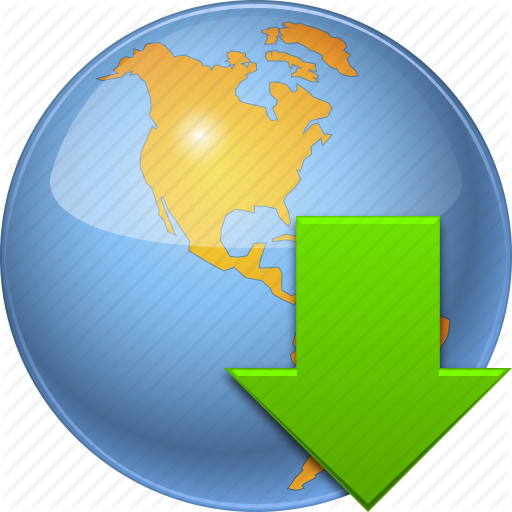 Arrow, Download, Downloads, Earth, Globe, Load, World Icon
