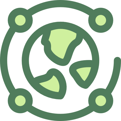 Networking, Worldwide, Planet Earth Icon