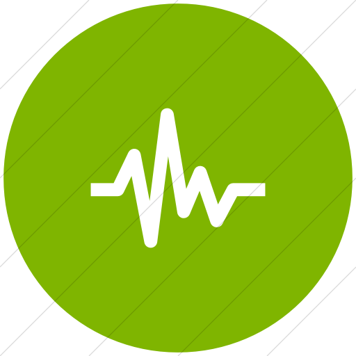 Flat Circle White On Green Ocha Humanitarians Disaster