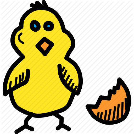 Chicken, Chickling, Cute, Easter, Egg, Hatch Icon