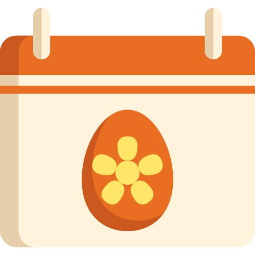 Easter Day Calendar Png Icon