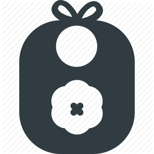 Baby, Bib, Child, Children, Eat Icon