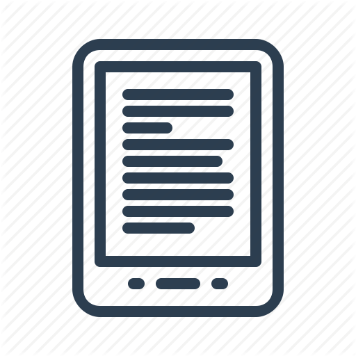 Ebook, Electornic Book, Kindle, Mobile, Read, Reading, Tablet Icon