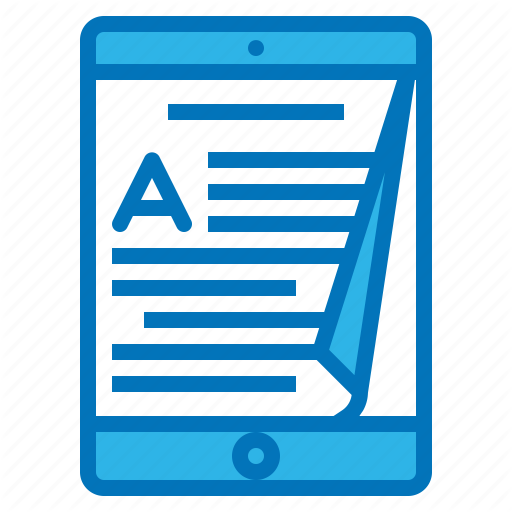 Ebook, Multimedia, Paper, Read, Tablet Icon