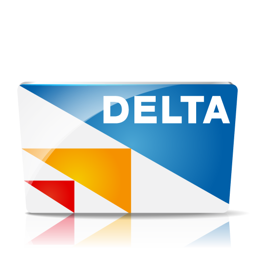 Delta Icon Credit Card Iconset Iconshock
