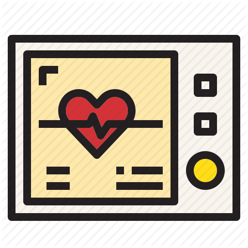 Echo, Health, Heart, Hospital, Medical, Rate, Sign Icon