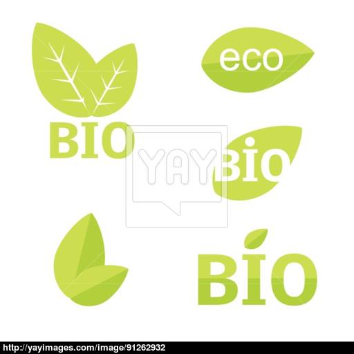Ecology, Organic Icon Set Eco Icons Vector