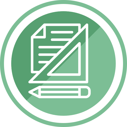 Construction, Design, Drawing, Equipment, Pencil, Ruler Icon