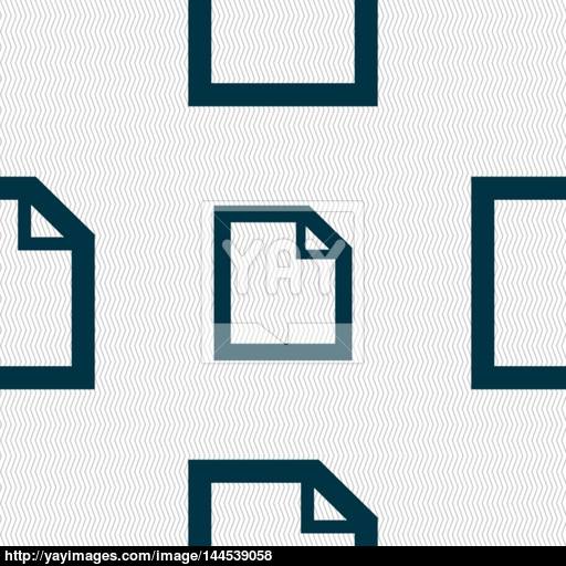 Edit Document Sign Icon Content Button Seamless Abstract