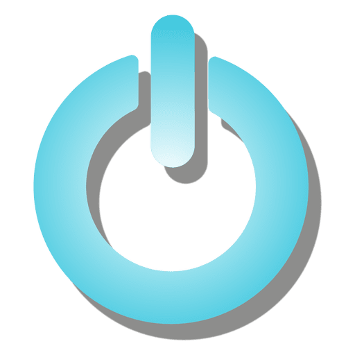 Gradient Power Button Icon