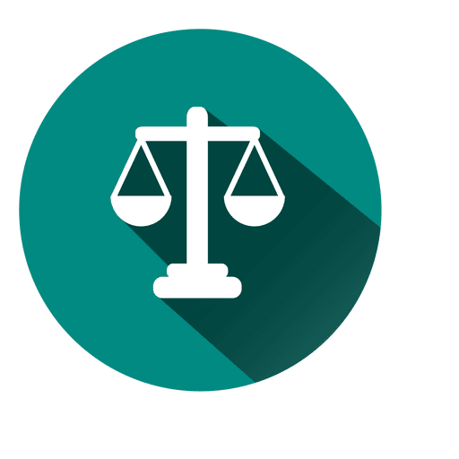 Justice Scale Circle Icon