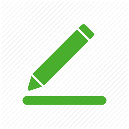 Compose, Draw, Edit, Green, Pencil Icon