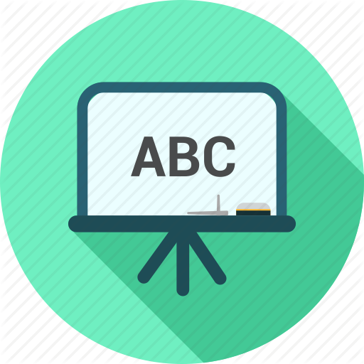 Abc, Blackboard, Education Icon