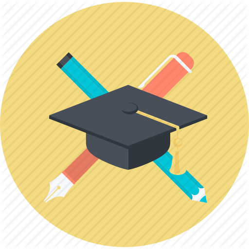 Education, Graduate, Profession, Round, University Icon