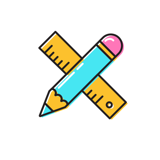 Pencil, Ruler Icon Free Of Colourful Education Icons