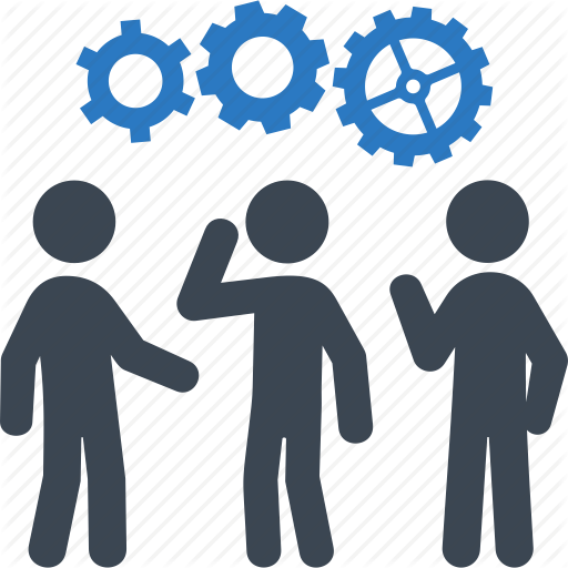 Business Strategy, Efficiency, Gear, Teamwork Icon