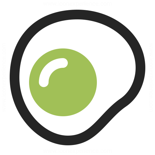 Fried Egg Icon Iconexperience