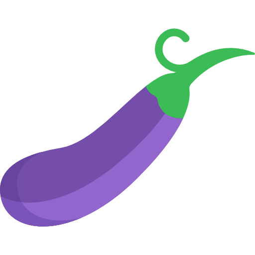 Eggplant Icon Fruits Vegetables Freepik