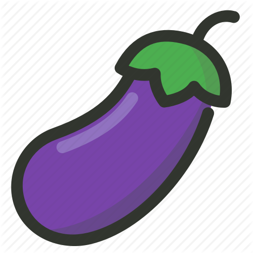 Aubergine, Brinjal, Eggplant, Food, Vegetable Icon