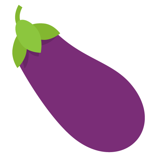 Eggplant Emoji Vector Icon Free Download Vector Logos Art