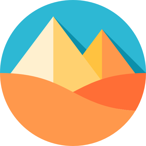 Egypt, Landmark, Monuments Icon