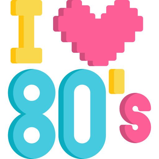 Eighties Decade Png Icon