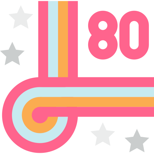 Style Eighties Png Icon