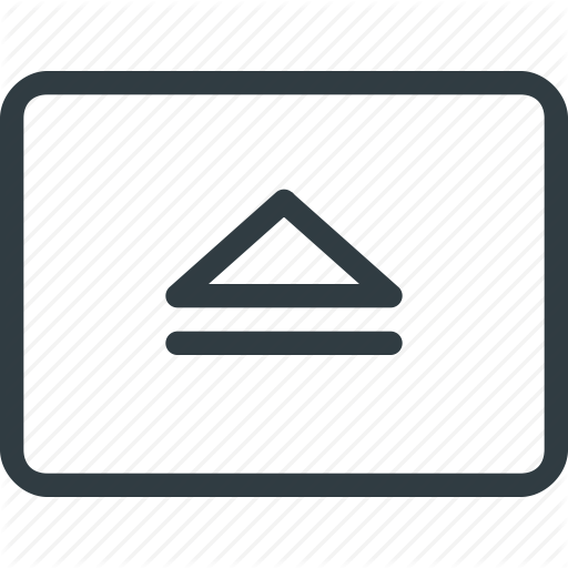 Eject, Keyboard, Shortcut, Type Icon