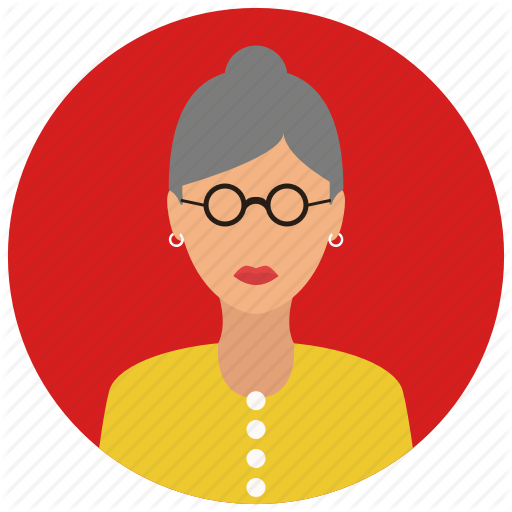 Avatar, Elderly, People, User, Woman Icon