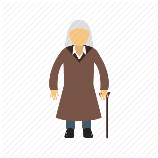 Elderly, Female, Old, Person, Portrait, Senior, Woman Icon