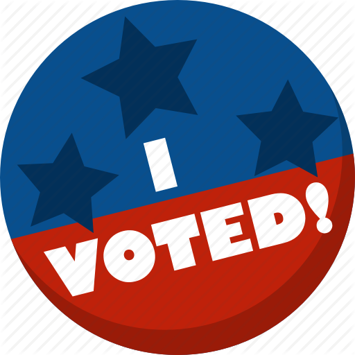 America, Election, I Voted, Star, Vote, Voting Icon