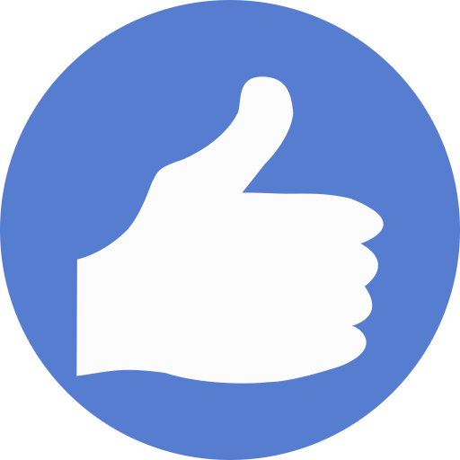 Election Thumbs Up Icon Circle Blue Election Iconset Icon Archive
