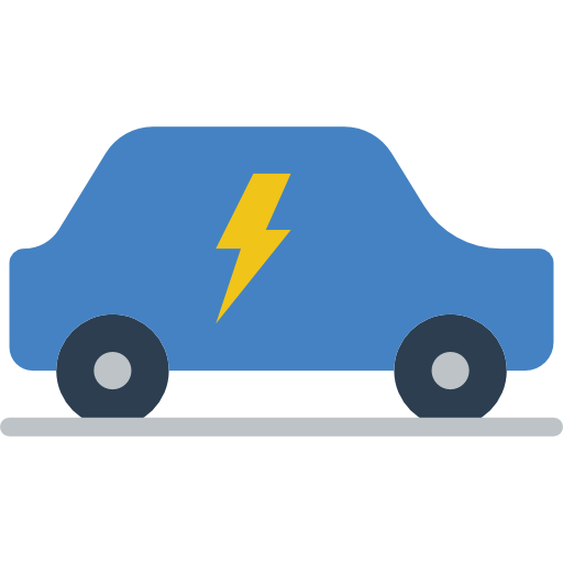 Electric Car Icon Ecology Smashicons