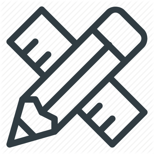 Design, Grid, Guide, Pencil, Ruler Icon