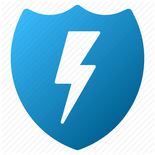 Electric, Electricity, Energy, Power, Protection, Safety, Shield Icon