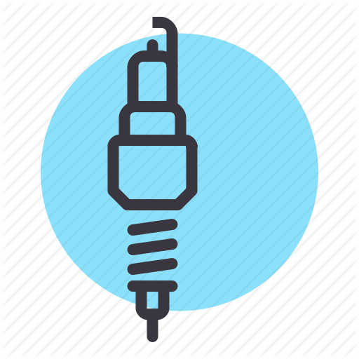 Electric, Ignition, Motor, Motorcycle, Plug, Spark, Starter Icon