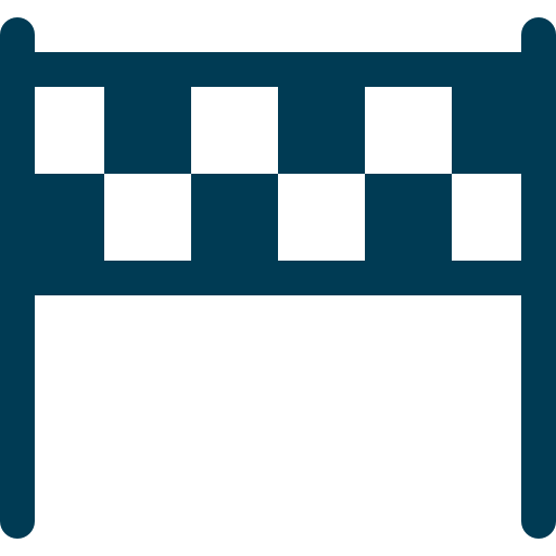 Sports, Checkered, Motor, Race, Finish, Car Icon
