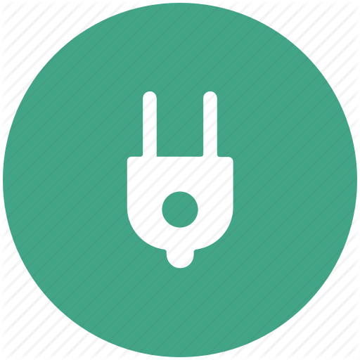 Connection, Connector, Plug, Power Icon