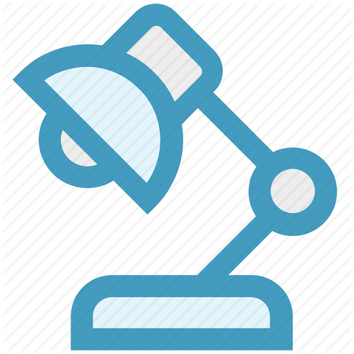 Desk L Electricity, L Light, Table Lamp Icon