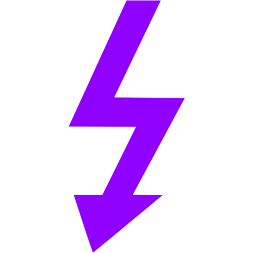 Violet Electricity Icon