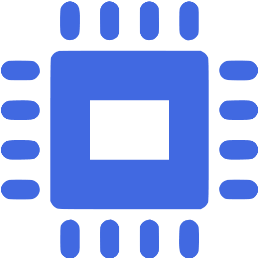 Royal Blue Electronics Icon