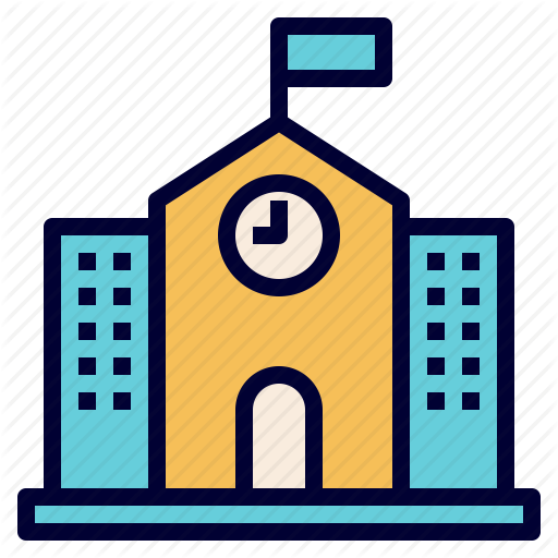 Building, Education, Elementary, High, Primary, School Icon