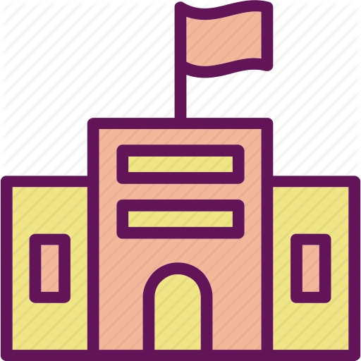 Education, Elementary, School Icon