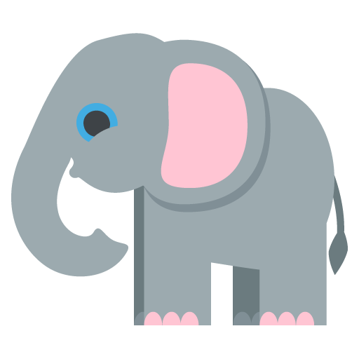 Elephant Emoji Vector Icon Free Download Vector Logos Art