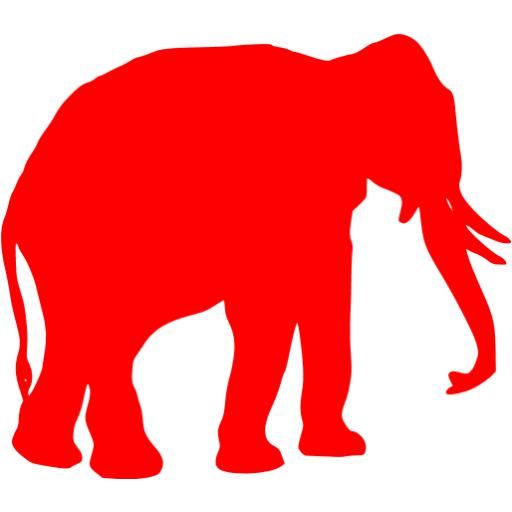 Red Elephant Icon