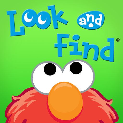 Look And Elmo On Sesame Street
