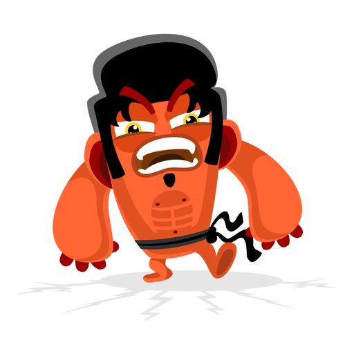 Elvis Hair Monster Illustration