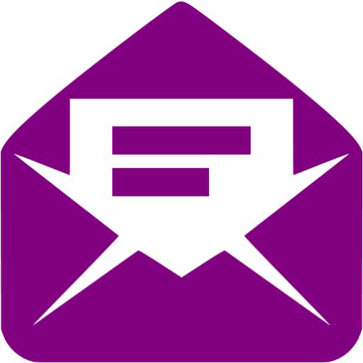 Purple Logo Icon Email Address Free Icons