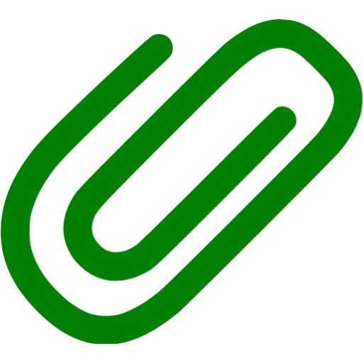 Green Attach Icon